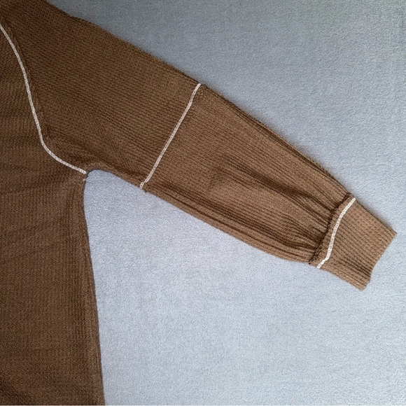 NWT Andree by Unit Waffle knit casual pullover long sleeve Sweater SOFT size 2x - Picture 16 of 16